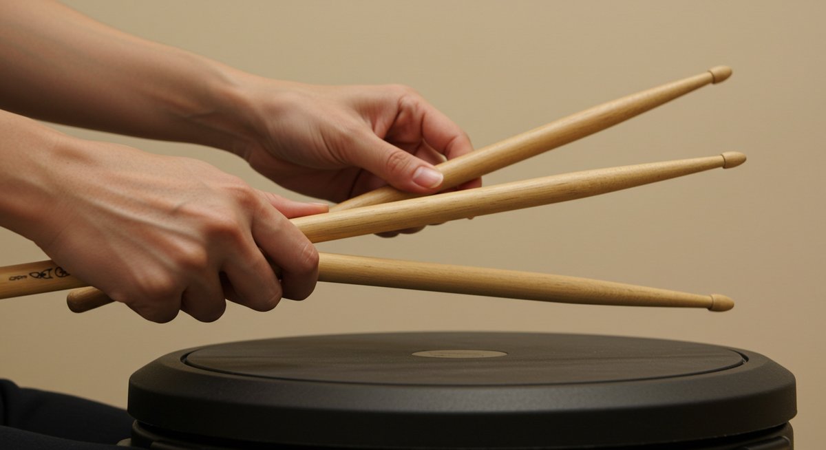ドラムのスティック の 持ち 方